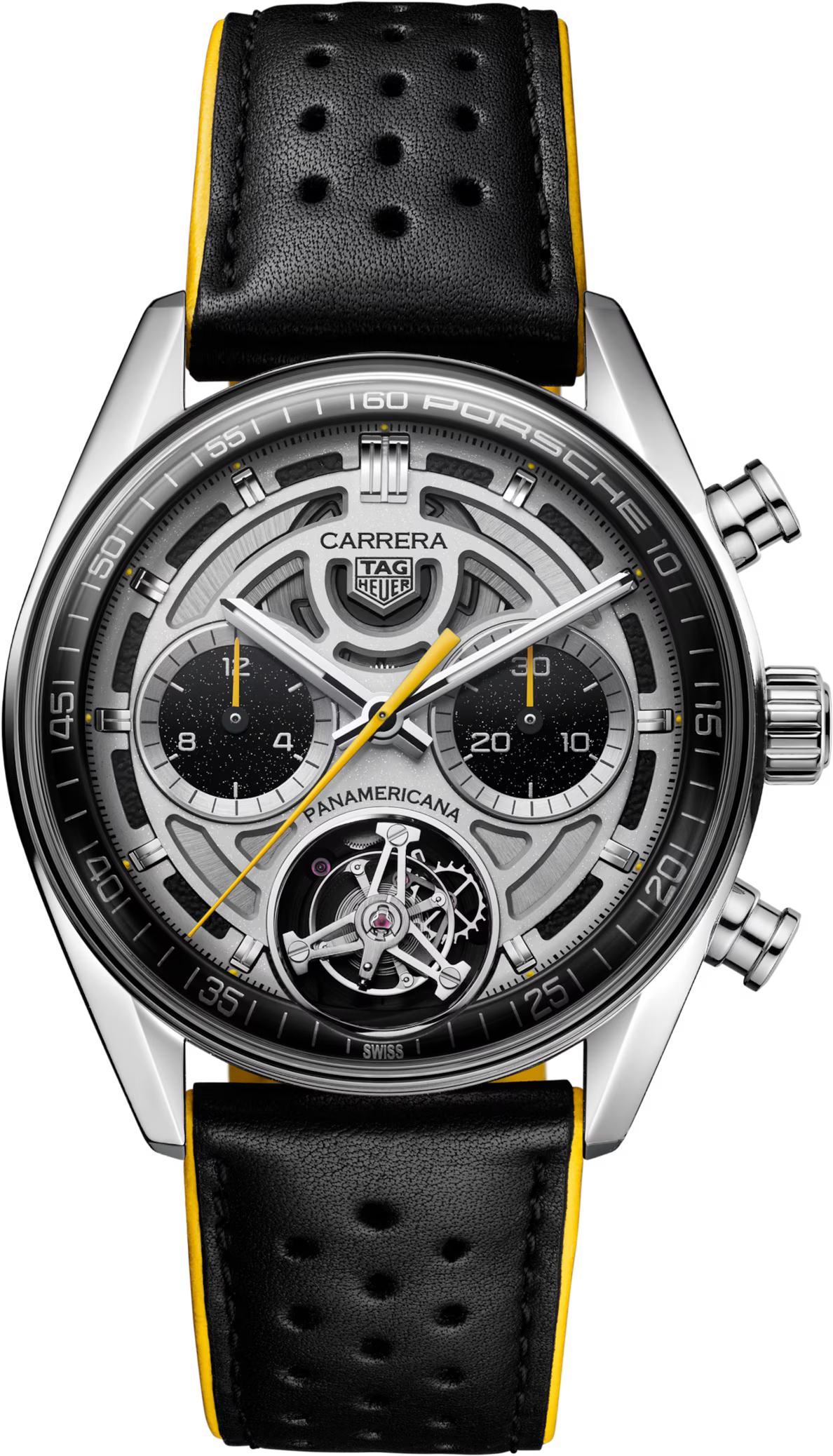 [SIMCHA-TOP500:TAG-HEUER:CBS5012.FC6571:01] TAG Heuer Carrera Chronograph Tourbillon x Porsche Panamericana CBS5012.FC6571 Automatic, 42 mm, Steel