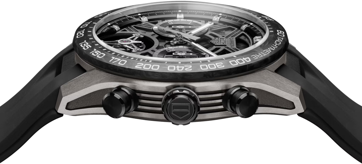 [SIMCHA-TOP500:TAG-HEUER:CBU5080.FT6272:02] TAG Heuer Carrera Chronograph Tourbillon Extreme Sport CBU5080.FT6272 Automatic, 44 mm, Titanium coated with black DLC