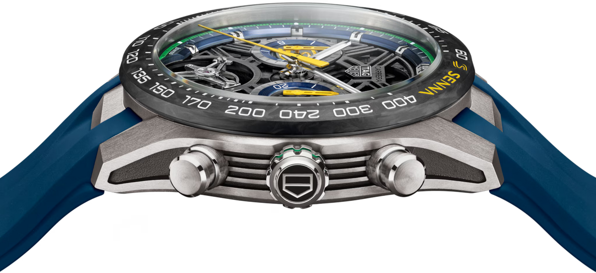 [SIMCHA-TOP500:TAG-HEUER:CBU5081.FT6274:02] TAG Heuer Carrera Chronograph Tourbillon Extreme Sport x Senna CBU5081.FT6274 Automatic, 44 mm, Titanium