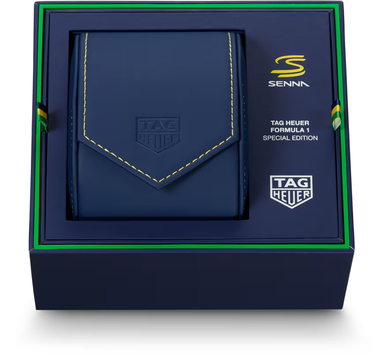 TAG Heuer Formula 1 44mm Automatic Black & Yellow Sunray brushed Dial Yellow Rubber Watch