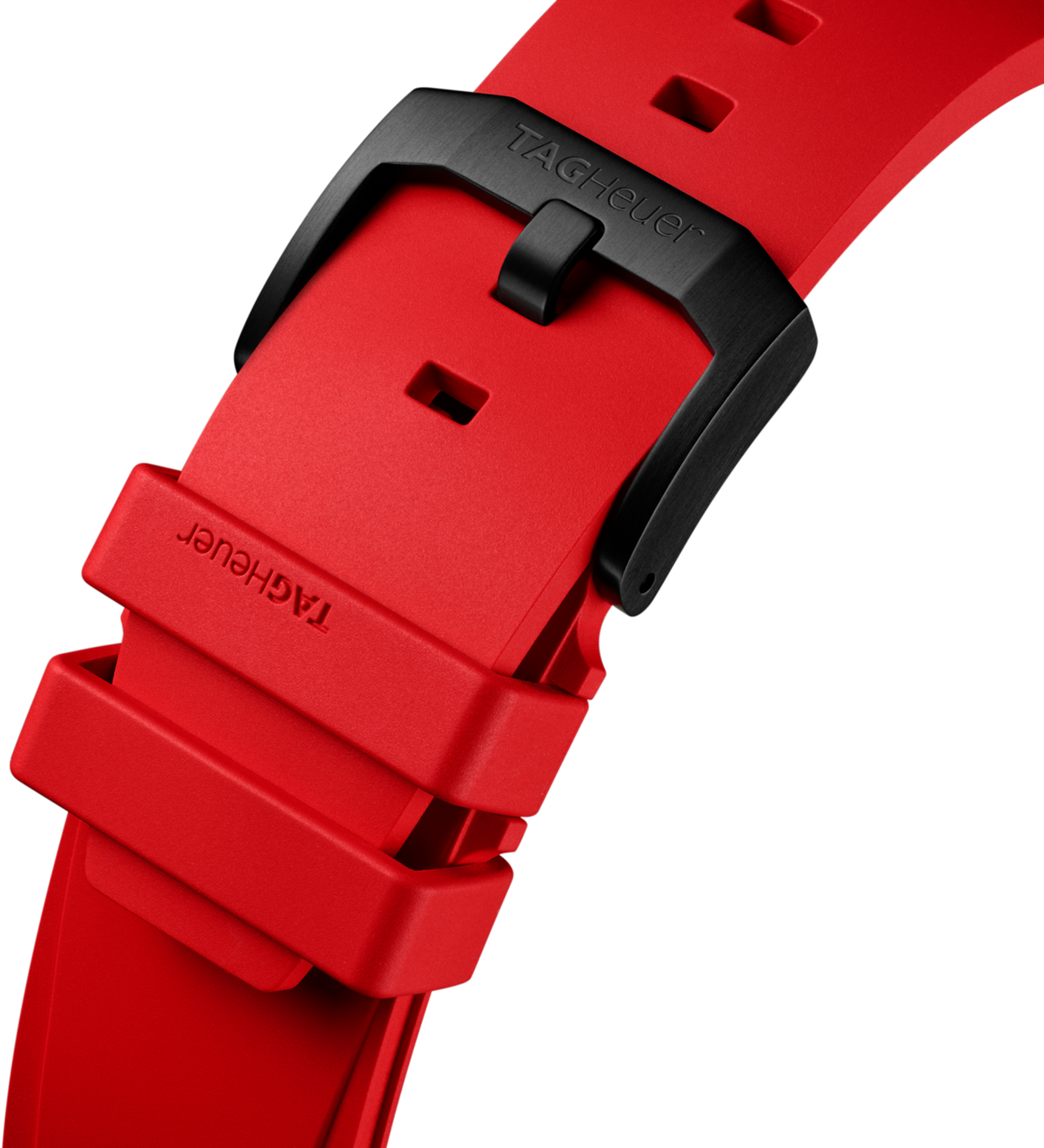 TAG Heuer Formula 1 44mm Automatic Black & Red Opalin Dial Red Rubber Watch