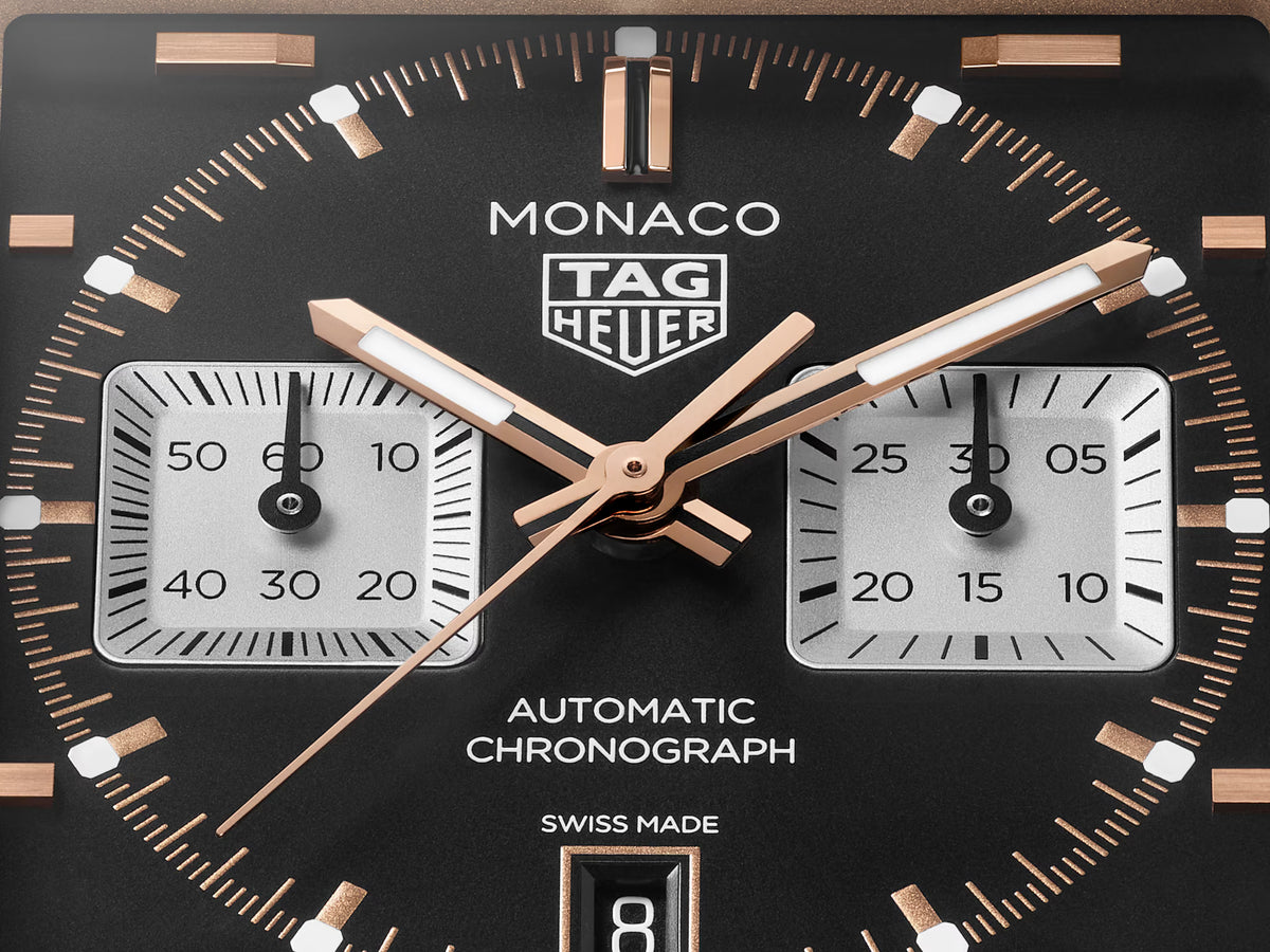 [SIMCHA-TOP500:TAG-HEUER:CDW2150.FC8360:07] TAG Heuer Monaco Chronograph CDW2150.FC8360 Automatic, 39 mm, Titanium & 18K 5N rose gold
