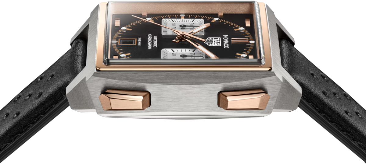 [SIMCHA-TOP500:TAG-HEUER:CDW2150.FC8360:03] TAG Heuer Monaco Chronograph CDW2150.FC8360 Automatic, 39 mm, Titanium & 18K 5N rose gold