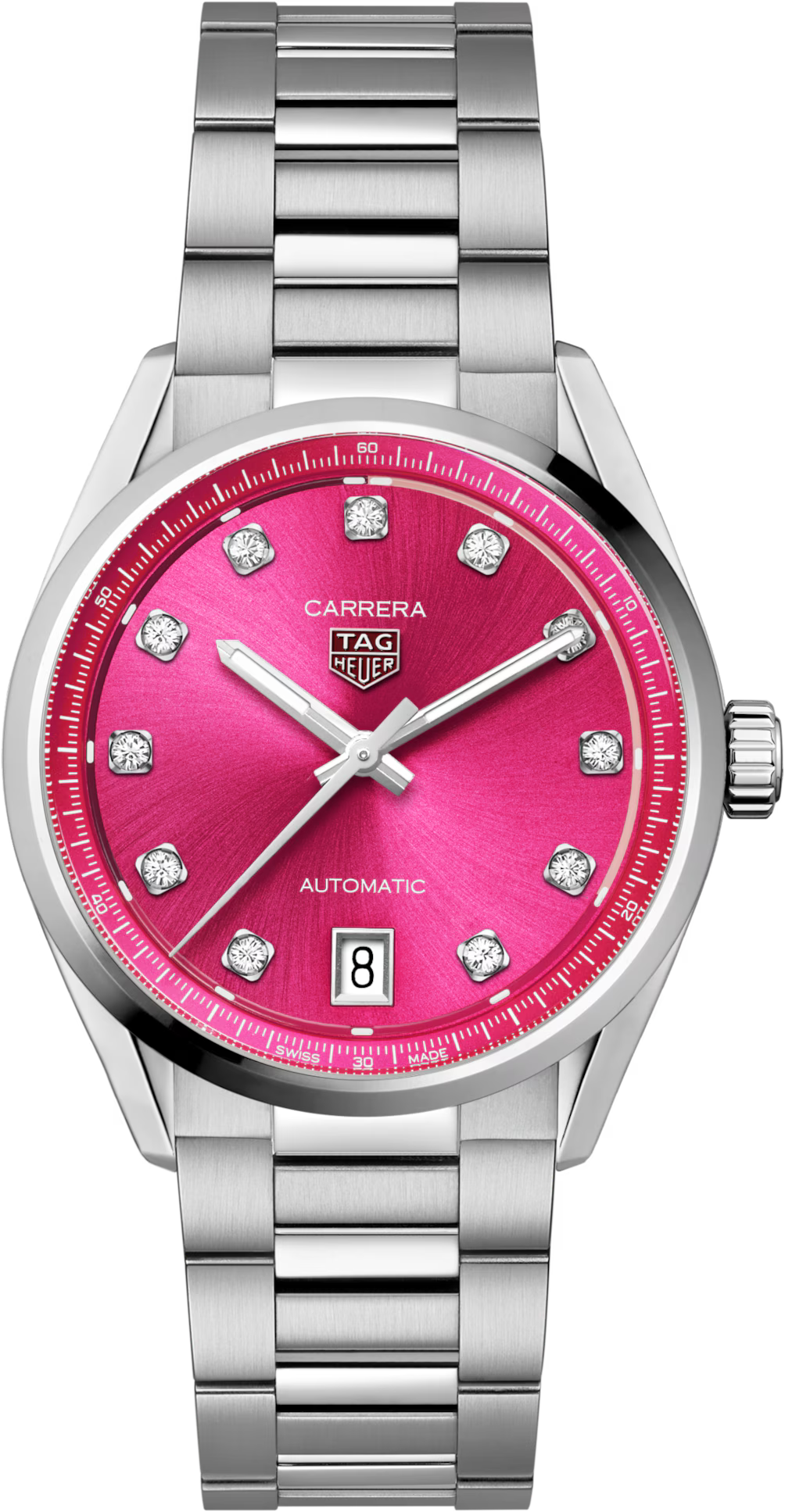 [SIMCHA-TOP500:TAG-HEUER:WBN2318.BA0001:01] TAG Heuer Carrera Date WBN2318.BA0001 Automatic, 36 mm, Steel