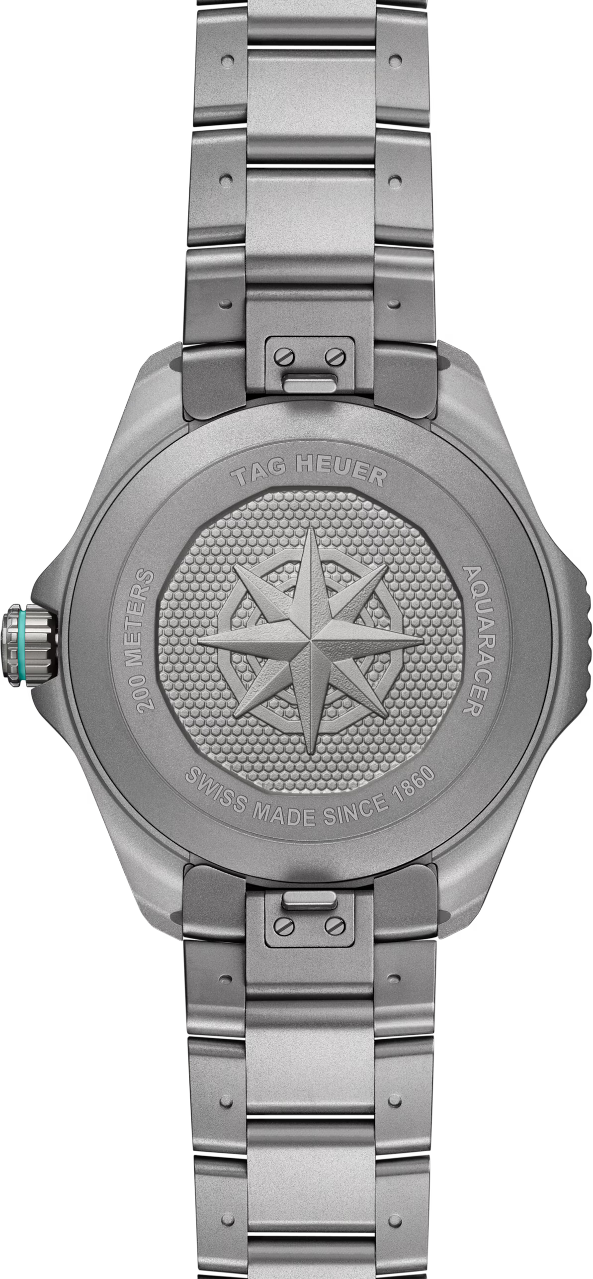 TAG Heuer Aquaracer 40mm Solargraph Black Sunray brushed Dial Silver Titanium Watch