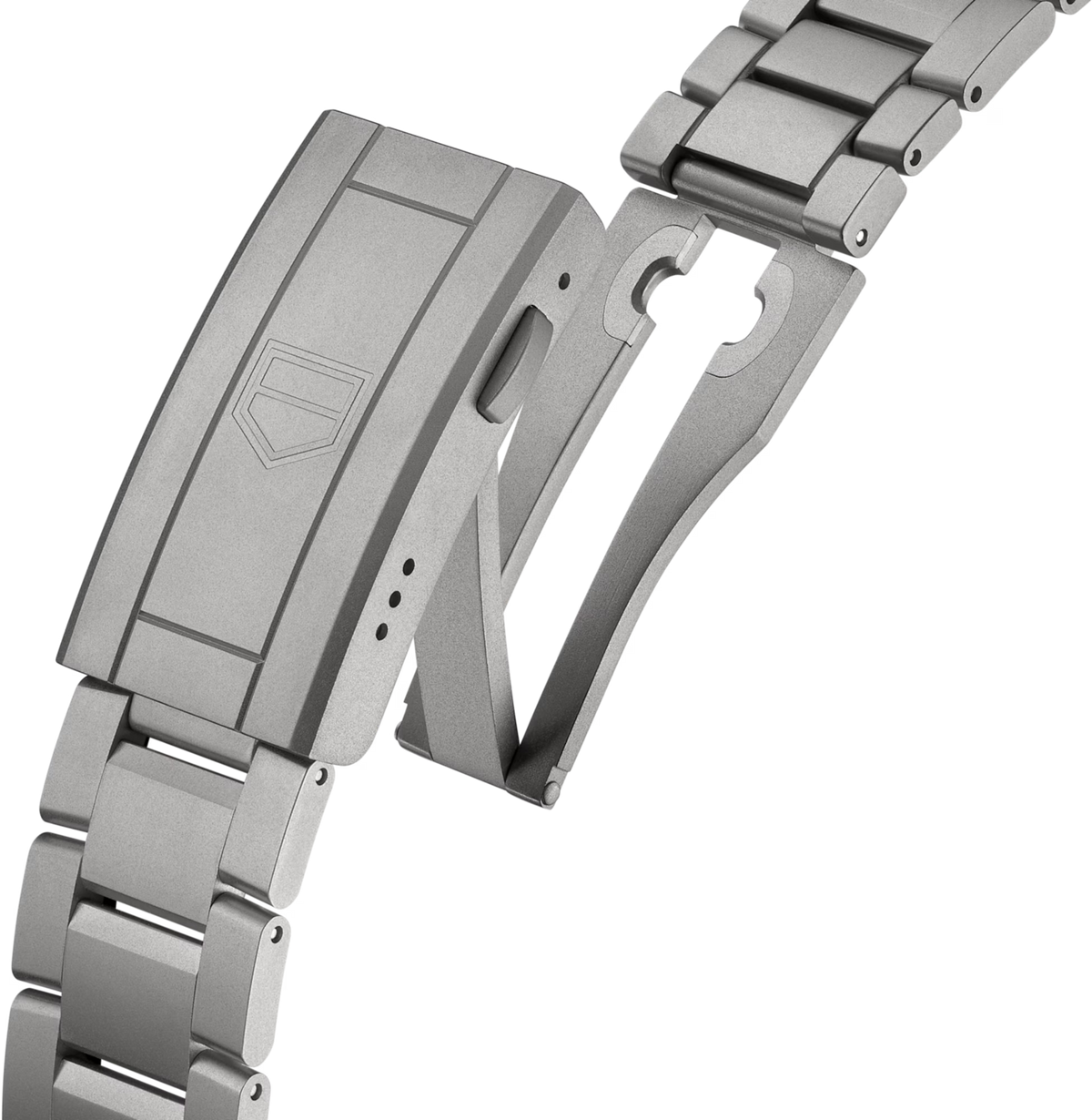 TAG Heuer Aquaracer 40mm Solargraph Black Sunray brushed Dial Silver Titanium Watch
