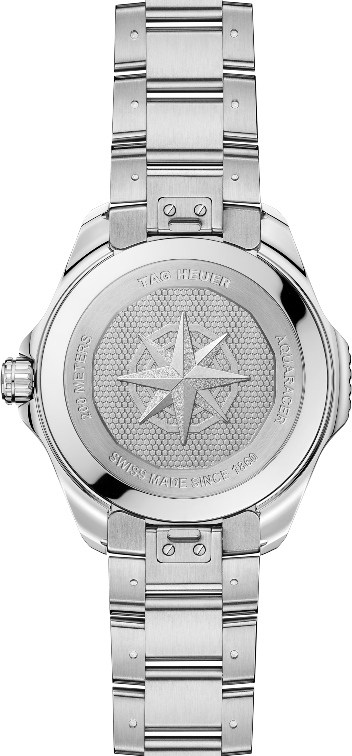TAG Heuer Aquaracer 40mm Solargraph Grey Sunray brushed Dial Silver Titanium Watch