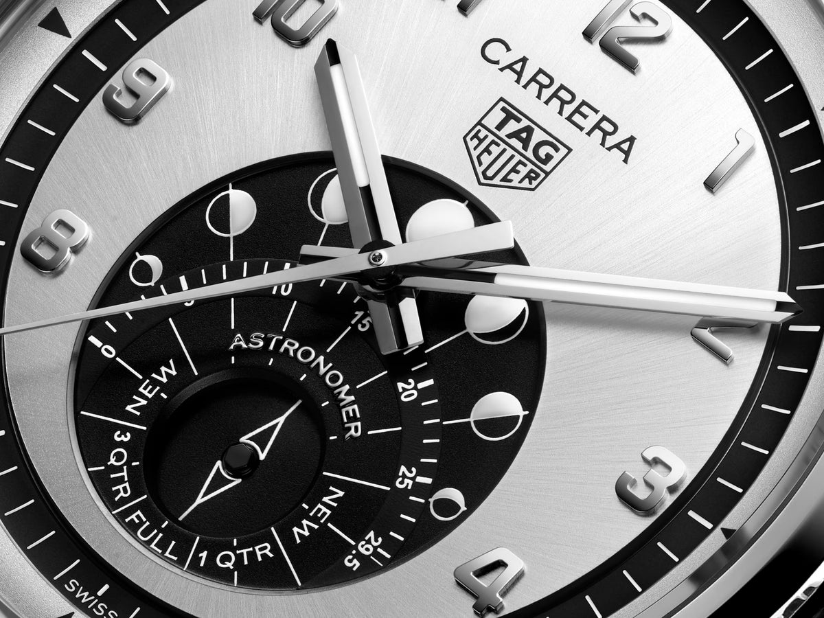 TAG Heuer Carrera 39mm Automatic Silver Sunray brushed Dial Silver Steel Watch