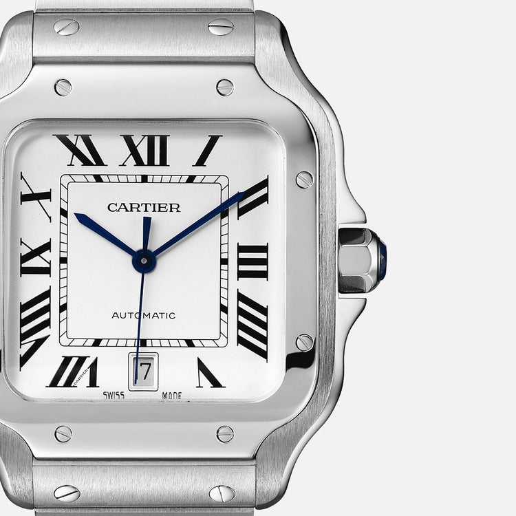 [SIMCHA-TOP500:CARTIER:WSSA0018:12] Cartier Santos de Cartier watch, reference WSSA0018, official image 12