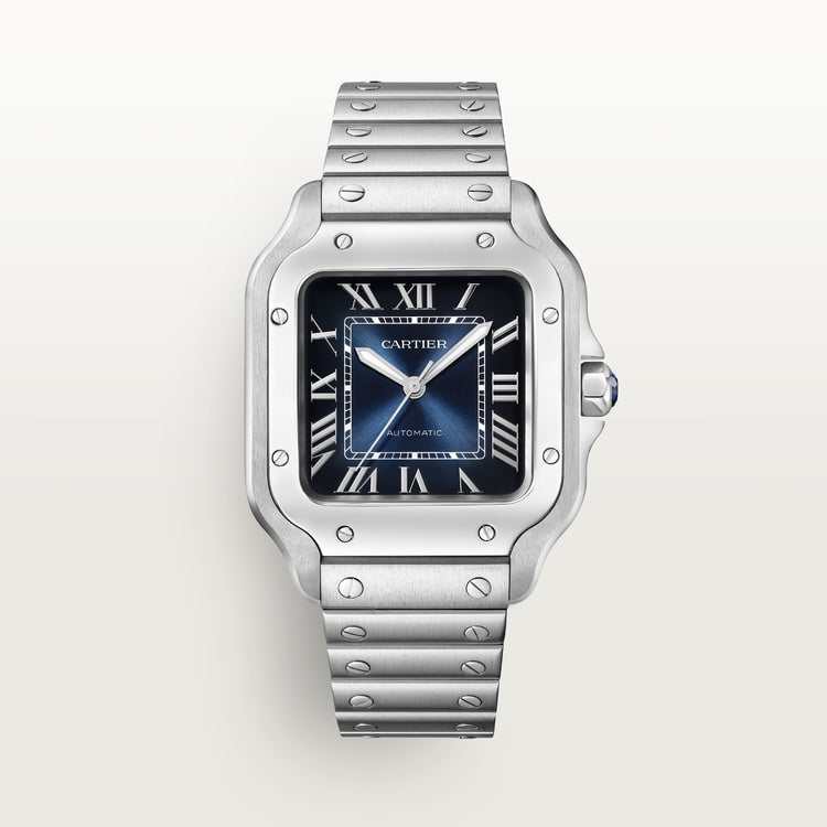 [SIMCHA-TOP500:CARTIER:WSSA0063:01] Cartier Santos de Cartier watch, reference WSSA0063, official front hero