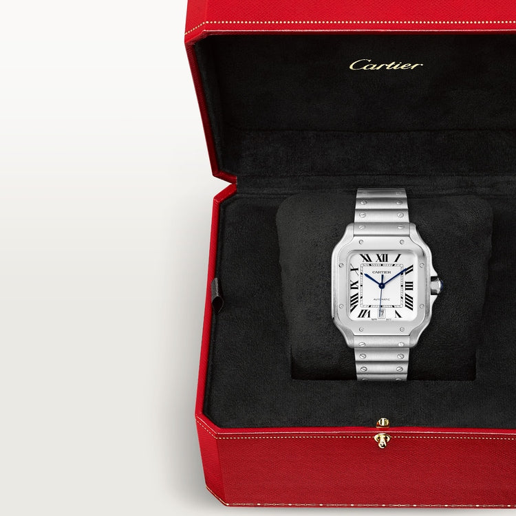 [SIMCHA-TOP500:CARTIER:WSSA0018:13] Cartier Santos de Cartier watch, reference WSSA0018, official image 13