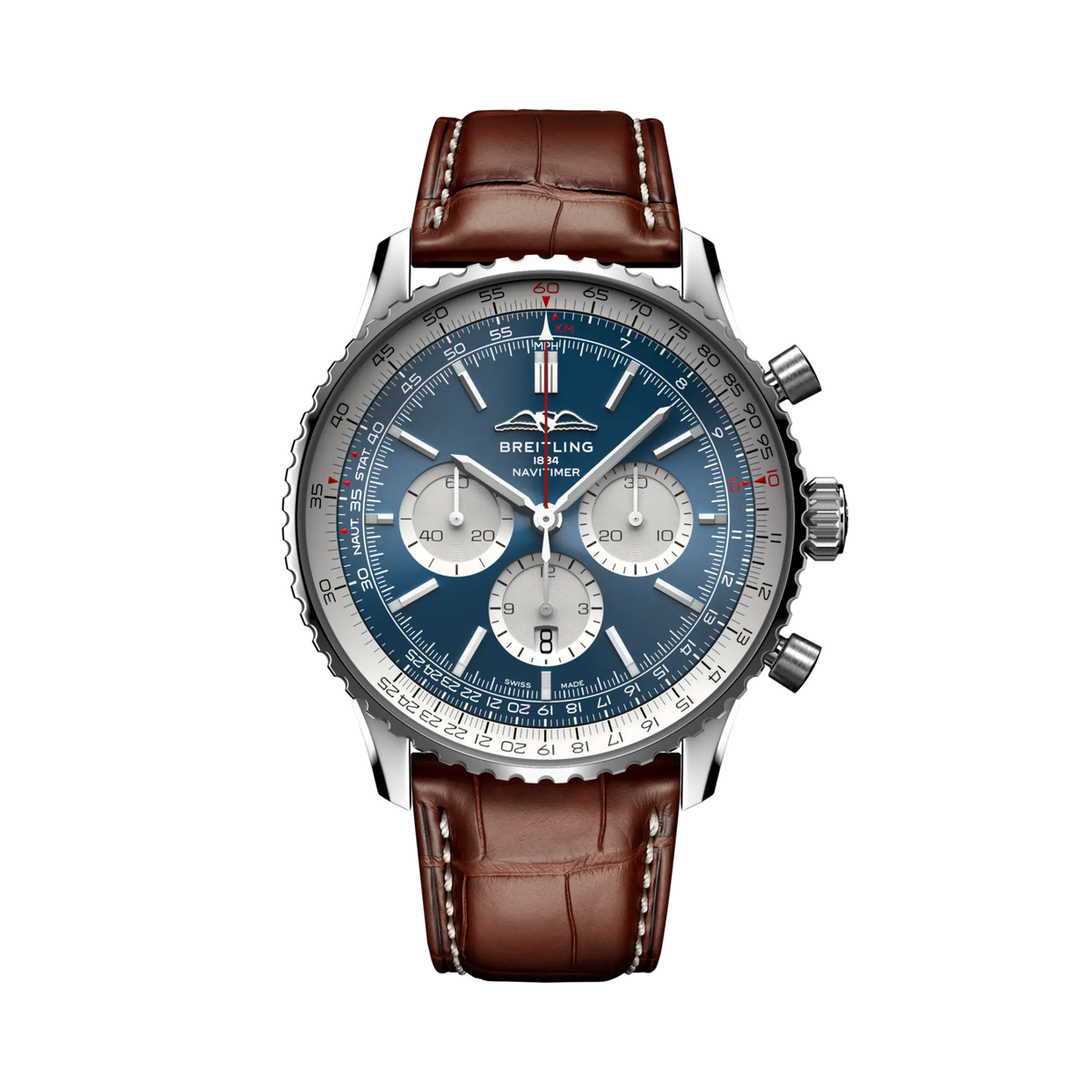 [SIMCHA-TOP500:BREITLING:AB0137211C1P1:01] Breitling Navitimer B01 Chronograph 46 – AB0137211C1P1 official image