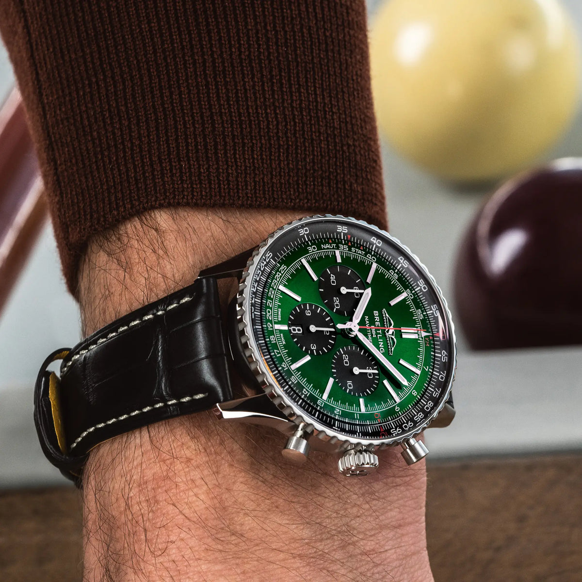 [SIMCHA-TOP500:BREITLING:AB0137241L1P1:05] Breitling Navitimer B01 Chronograph 46 – AB0137241L1P1 official image