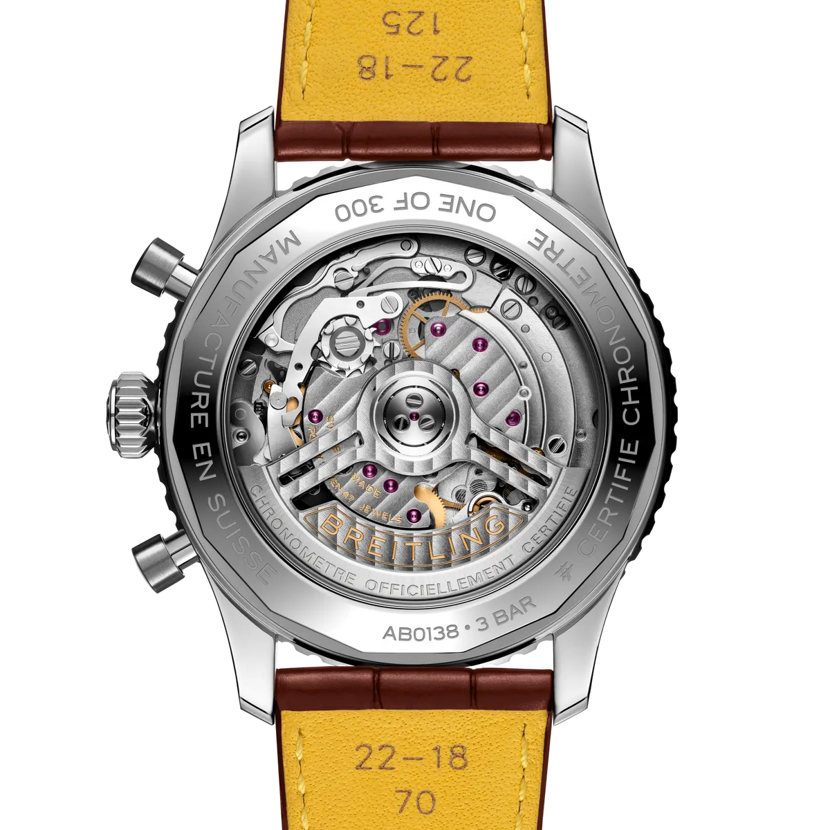 [SIMCHA-TOP500:BREITLING:AB01381E1G1P1:04] Breitling Navitimer B01 Chronograph 43 – AB01381E1G1P1 official image