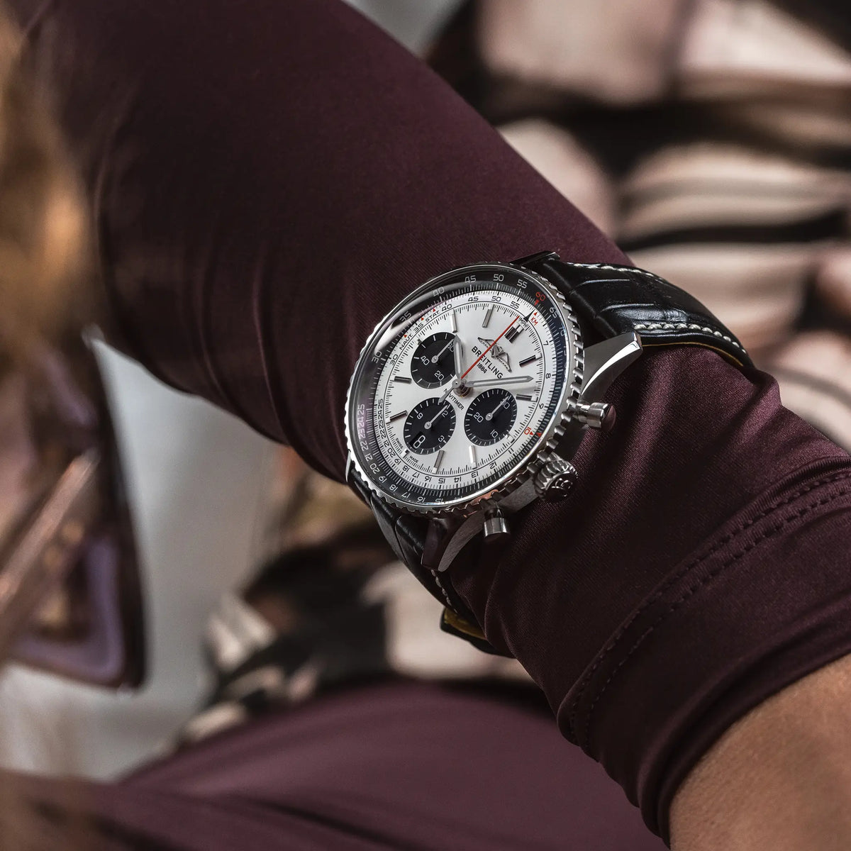 [SIMCHA-TOP500:BREITLING:AB0138241G1P1:05] Breitling Navitimer B01 Chronograph 43 – AB0138241G1P1 official image
