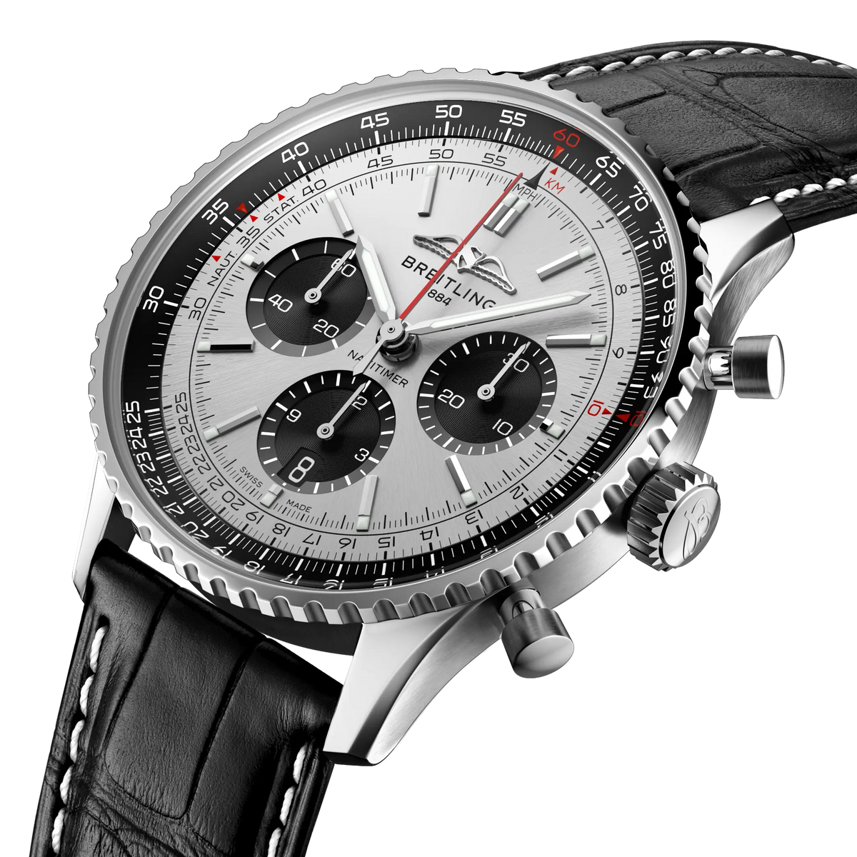 [SIMCHA-TOP500:BREITLING:AB0138241G1P1:02] Breitling Navitimer B01 Chronograph 43 – AB0138241G1P1 official image