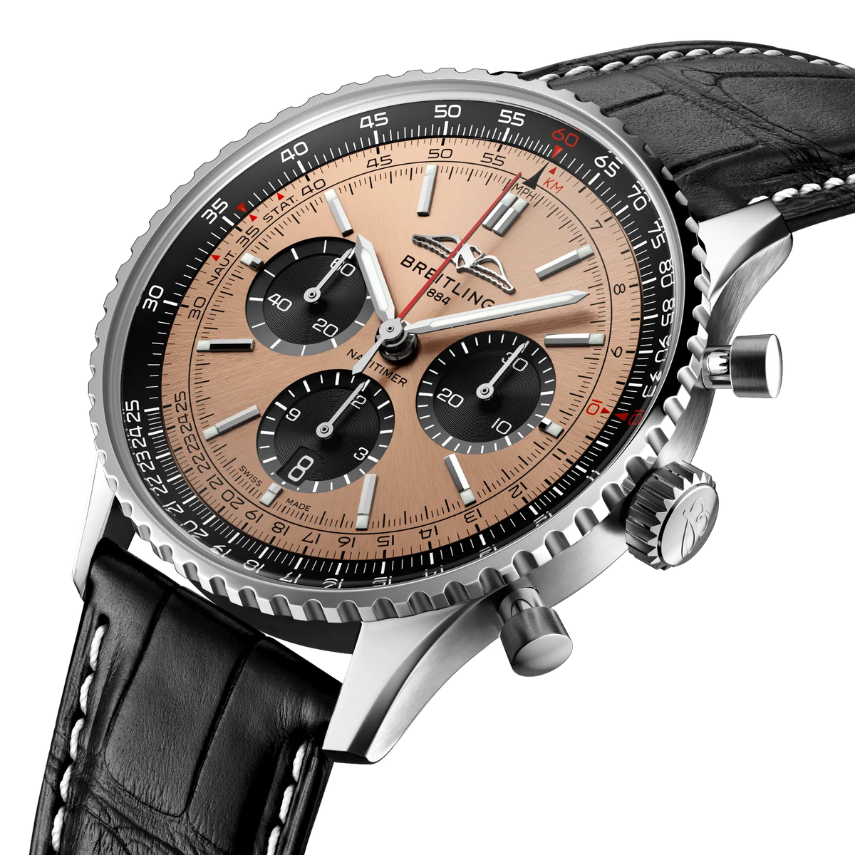 [SIMCHA-TOP500:BREITLING:AB0138241K1P1:02] Breitling Navitimer B01 Chronograph 43 – AB0138241K1P1 official image