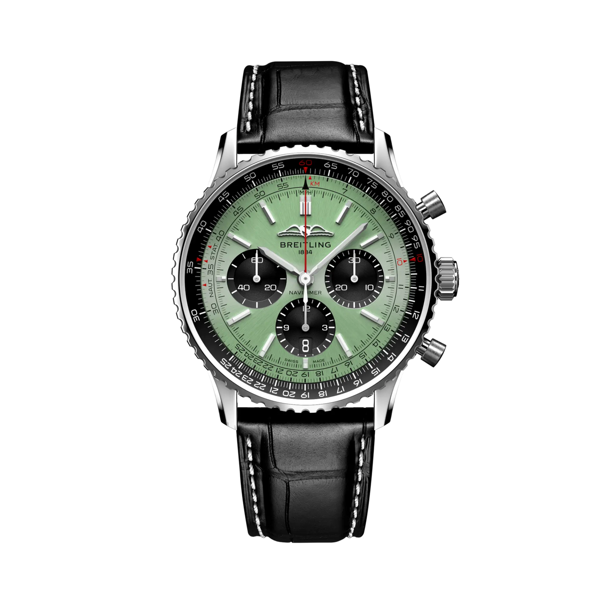 [SIMCHA-TOP500:BREITLING:AB0138241L1P1:01] Breitling Navitimer B01 Chronograph 43 – AB0138241L1P1 official image