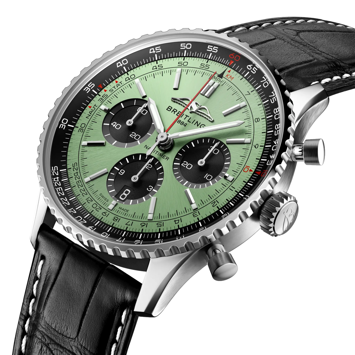 [SIMCHA-TOP500:BREITLING:AB0138241L1P1:02] Breitling Navitimer B01 Chronograph 43 – AB0138241L1P1 official image