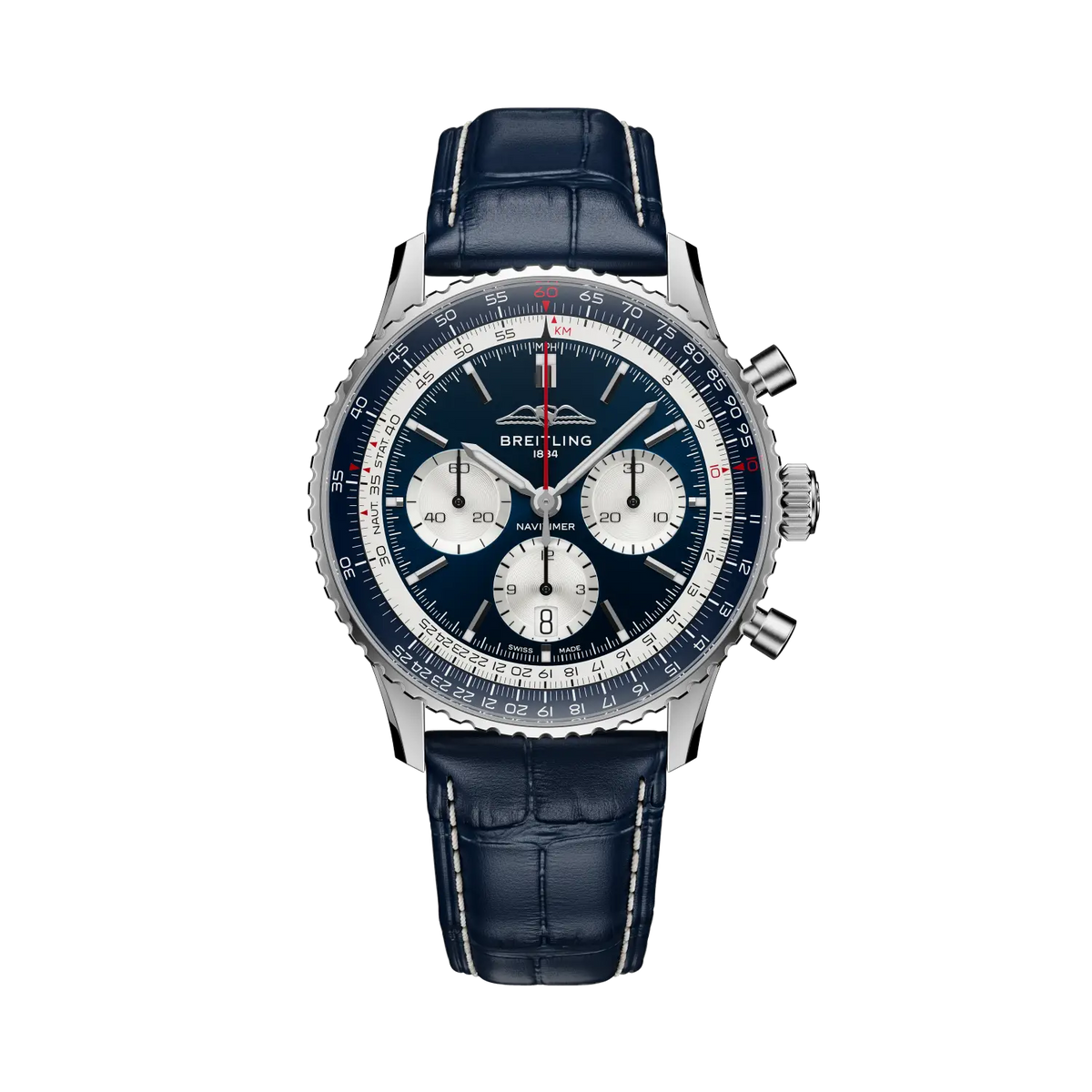 [SIMCHA-TOP500:BREITLING:AB01389C1C1P1:01] Breitling Navitimer B01 Chronograph 43 Tribute to Concorde – AB01389C1C1P1 official image
