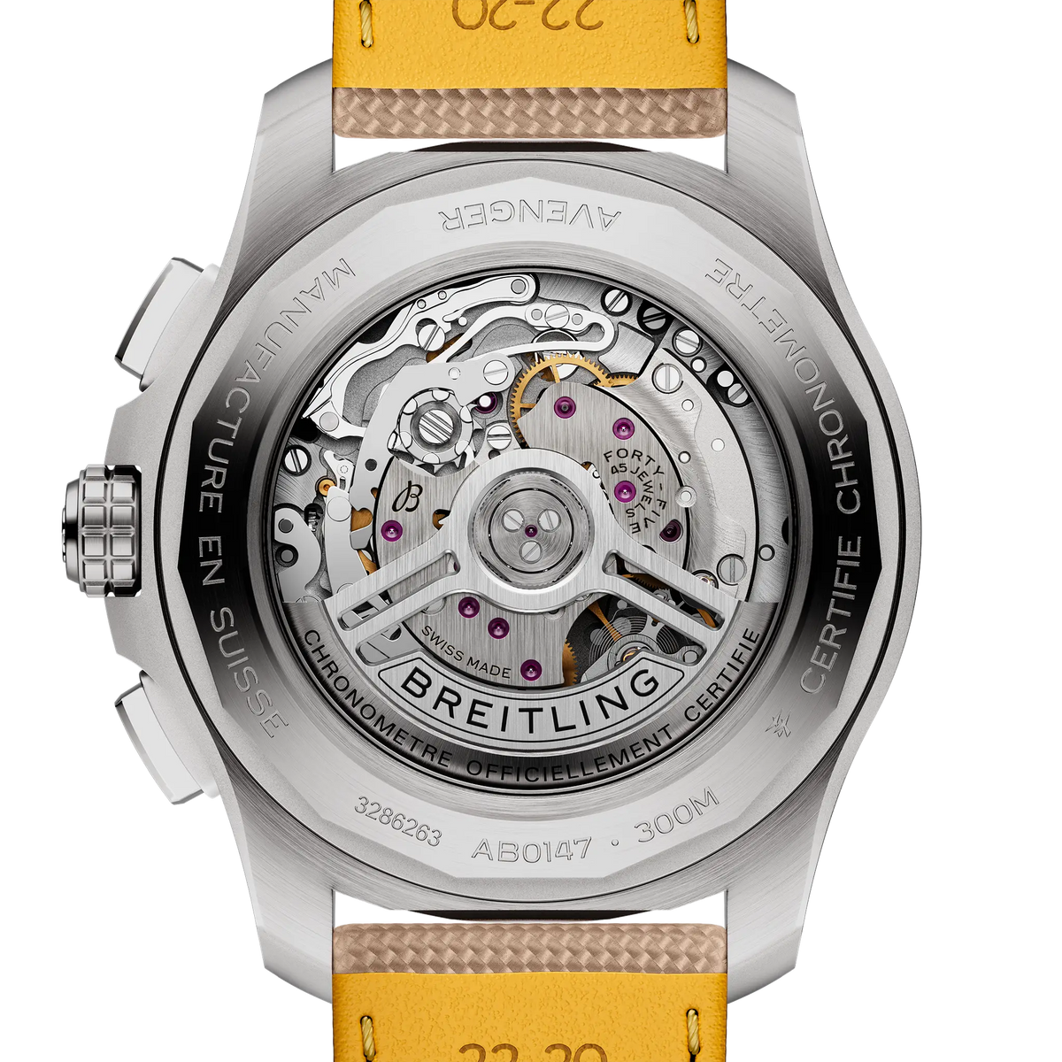 [SIMCHA-TOP500:BREITLING:AB0147101A1X1:04] Breitling Avenger B01 Chronograph 44 – AB0147101A1X1 official image