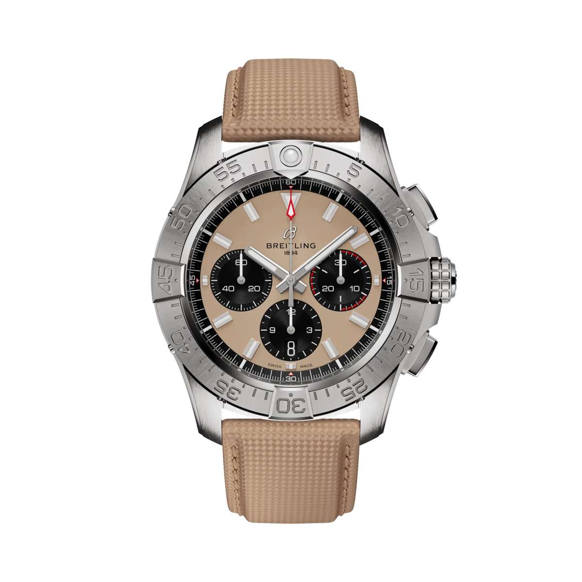 [SIMCHA-TOP500:BREITLING:AB0147101A1X1:01] Breitling Avenger B01 Chronograph 44 – AB0147101A1X1 official image