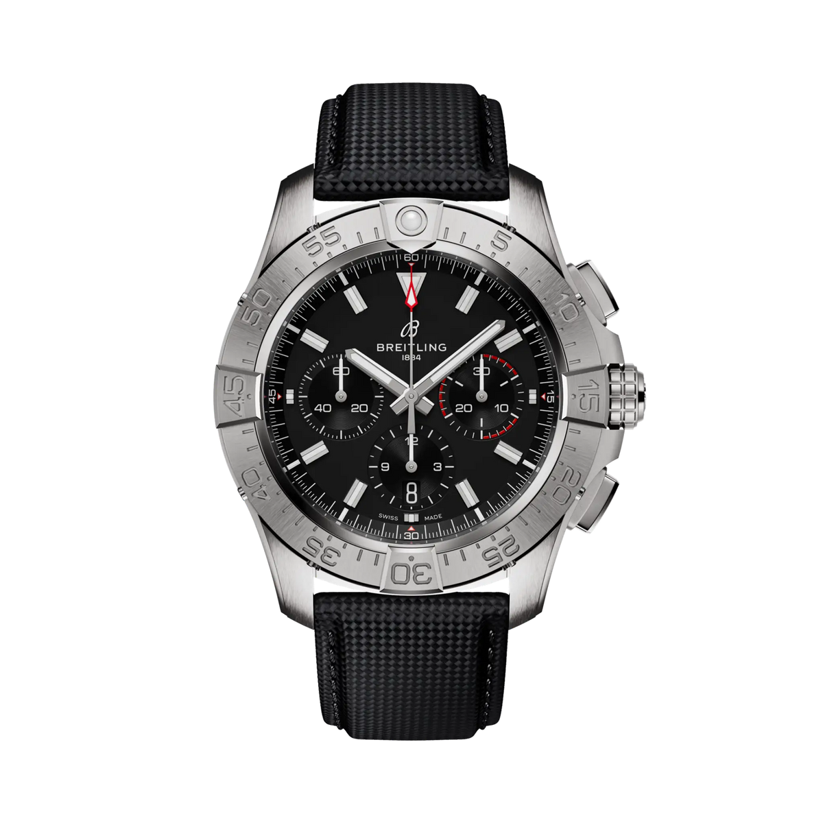[SIMCHA-TOP500:BREITLING:AB0147101B1X1:01] Breitling Avenger B01 Chronograph 44 – AB0147101B1X1 official image