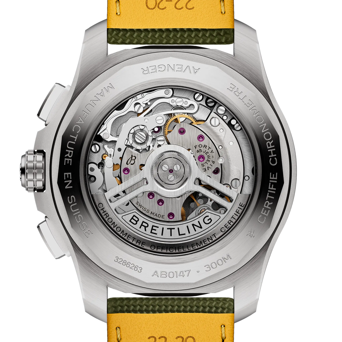 [SIMCHA-TOP500:BREITLING:AB0147101L1X1:04] Breitling Avenger B01 Chronograph 44 – AB0147101L1X1 official image