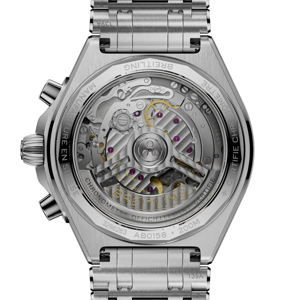 [SIMCHA-TOP500:BREITLING:AB0158101L1A1:04] Breitling Chronomat B01 Chronograph 42 – AB0158101L1A1 official image