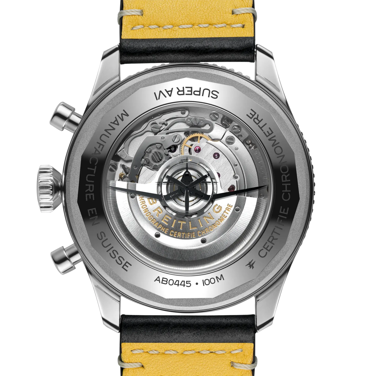 [SIMCHA-TOP500:BREITLING:AB04451A1C1X1:04] Breitling Classic AVI Super AVI B04 Chronograph GMT 46 Tribute to Vought F4U Corsair – AB04451A1C1X1 official image