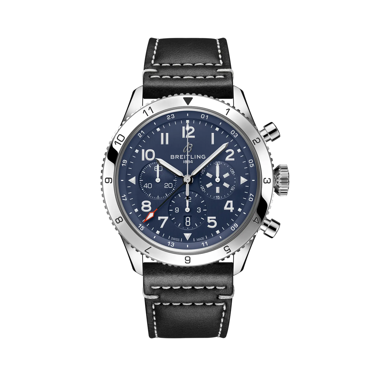 [SIMCHA-TOP500:BREITLING:AB04451A1C1X1:01] Breitling Classic AVI Super AVI B04 Chronograph GMT 46 Tribute to Vought F4U Corsair – AB04451A1C1X1 official image