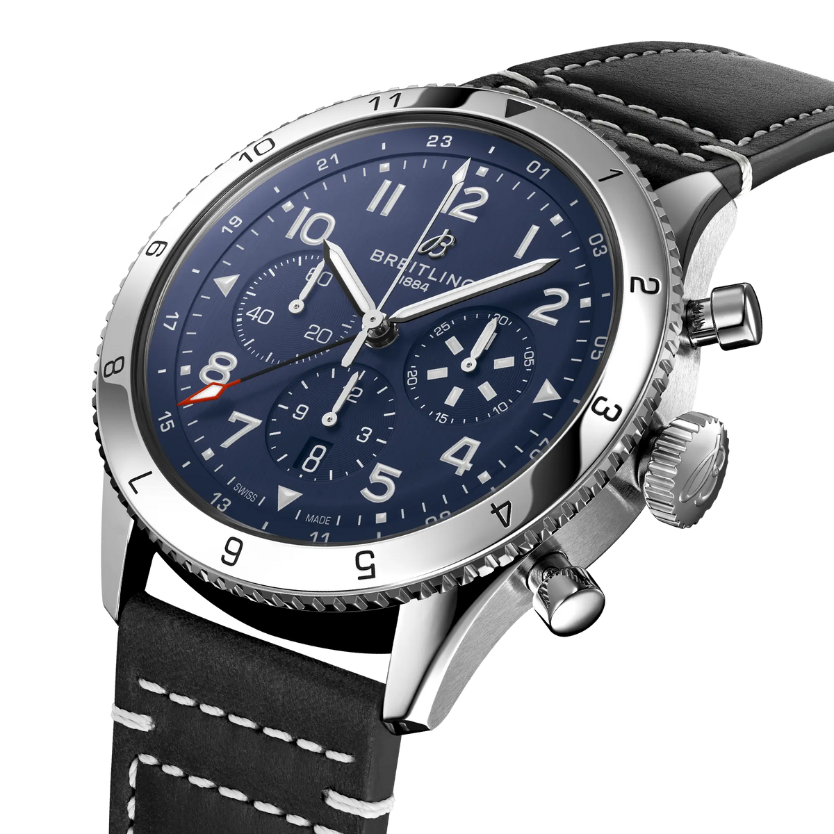 [SIMCHA-TOP500:BREITLING:AB04451A1C1X1:02] Breitling Classic AVI Super AVI B04 Chronograph GMT 46 Tribute to Vought F4U Corsair – AB04451A1C1X1 official image