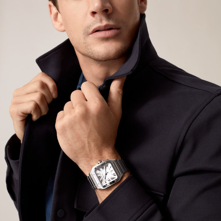 [SIMCHA-TOP500:CARTIER:WSSA0018:03] Cartier Santos de Cartier watch, reference WSSA0018, official image 3