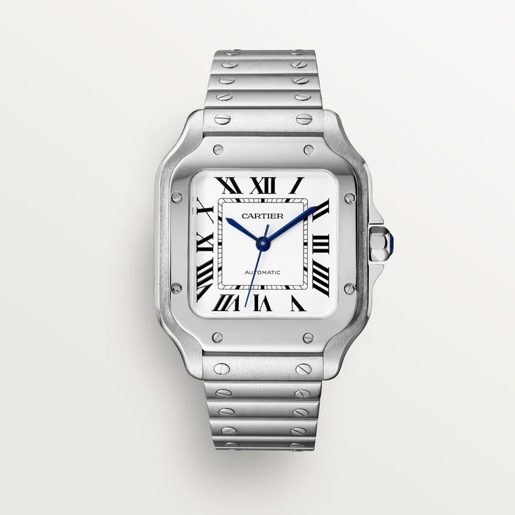 [SIMCHA-TOP500:CARTIER:WSSA0029:01] Cartier Santos de Cartier watch, reference WSSA0029, official front hero