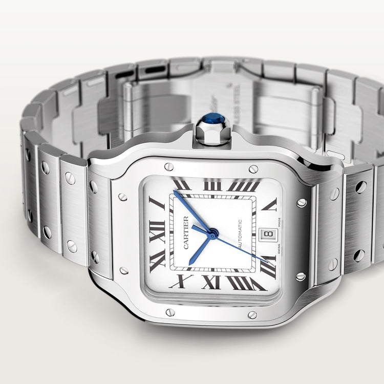 [SIMCHA-TOP500:CARTIER:WSSA0018:10] Cartier Santos de Cartier watch, reference WSSA0018, official image 10