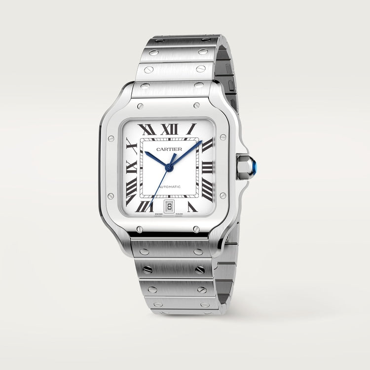 [SIMCHA-TOP500:CARTIER:WSSA0018:02] Cartier Santos de Cartier watch, reference WSSA0018, official image 2