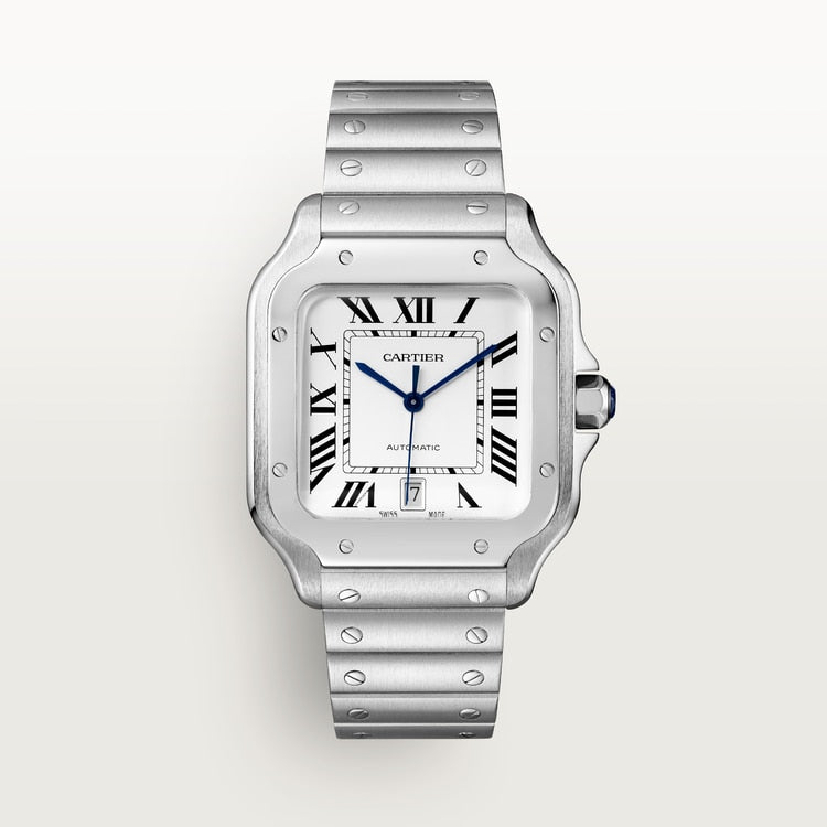 [SIMCHA-TOP500:CARTIER:WSSA0018:01] Cartier Santos de Cartier watch, reference WSSA0018, official front hero