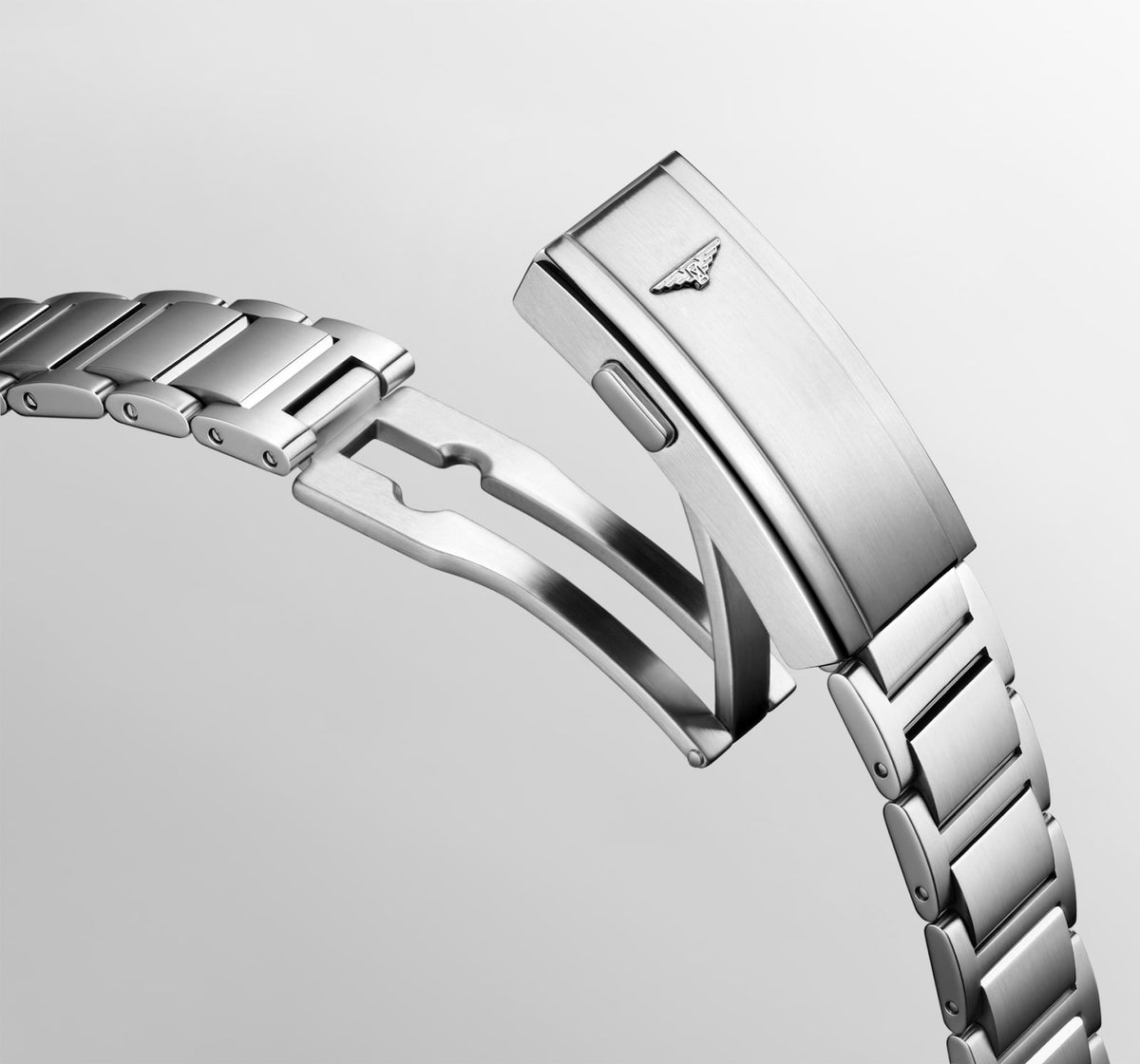 [SIMCHA-TOP500:LONGINES:L3.890.4.96.6:07] HYDROCONQUEST GMT L3.890.4.96.6 Automatic, Stainless steel and ceramic bezel, Sunray blue, Bracelet Watch - Buckle