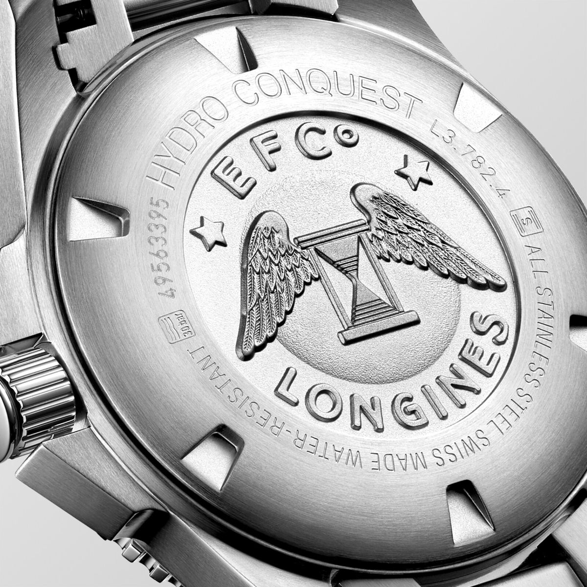 [SIMCHA-OFFICIAL-GALLERY:L3.782.4.96.6:04] Longines HydroConquest 43.00mm Automatic Sunray blue Dial Stainless Steel Bracelet Watch — official gallery view 4