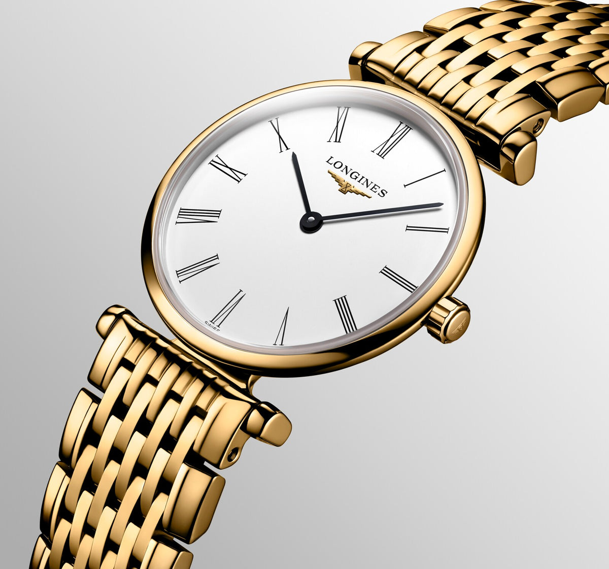 [SIMCHA-OFFICIAL-GALLERY:L4.209.2.11.E:07] Longines La Grande Classique 24.00mm Quartz White Dial Yellow Bracelet Watch — official gallery view 7