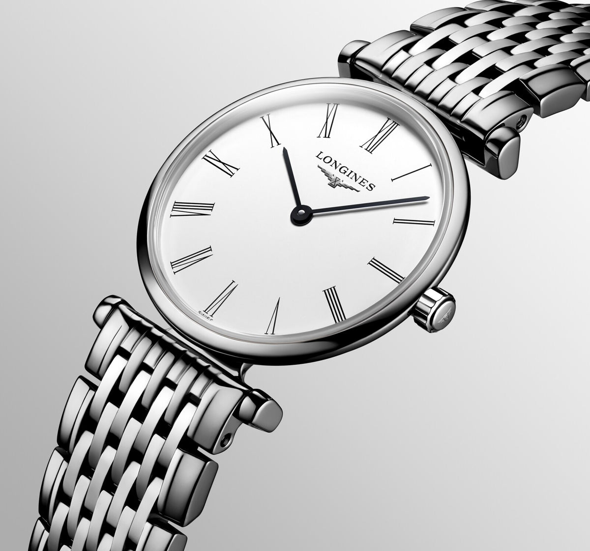 [SIMCHA-OFFICIAL-GALLERY:L4.209.4.11.C:07] Longines La Grande Classique 24.00mm Quartz White Dial Stainless Steel Bracelet Watch — official gallery view 7