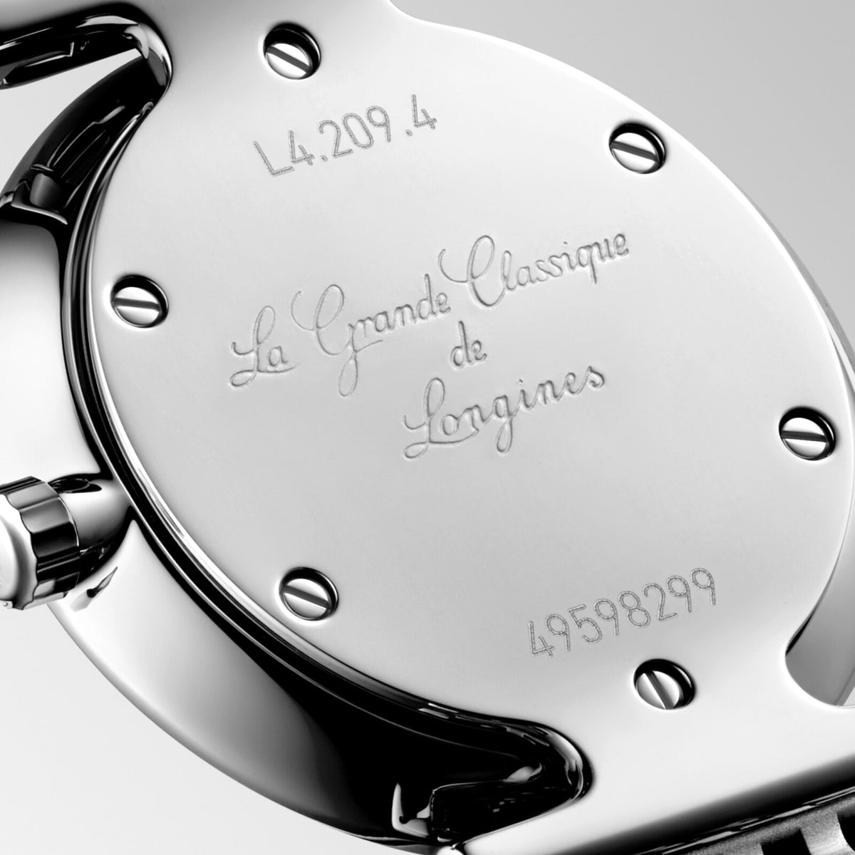 [SIMCHA-OFFICIAL-GALLERY:L4.209.4.70.C:03] Longines La Grande Classique 24.00mm Quartz Grey Dial Stainless Steel Bracelet Watch — official gallery view 3