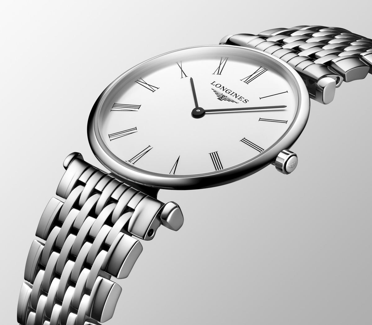 [SIMCHA-OFFICIAL-GALLERY:L4.512.4.11.C:08] Longines La Grande Classique 29.00mm Quartz White Dial Stainless Steel Bracelet Watch — official gallery view 8