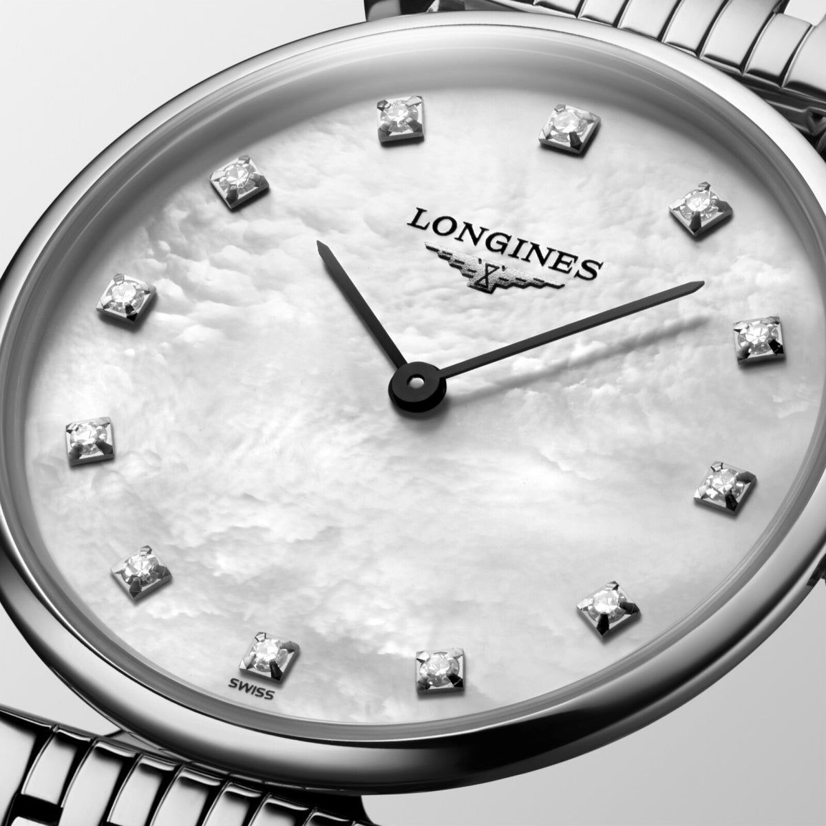 [SIMCHA-OFFICIAL-GALLERY:L4.512.4.87.C:02] Longines La Grande Classique 29.00mm Quartz White mother-of-pearl Dial Stainless Steel Bracelet Watch — official gallery view 2