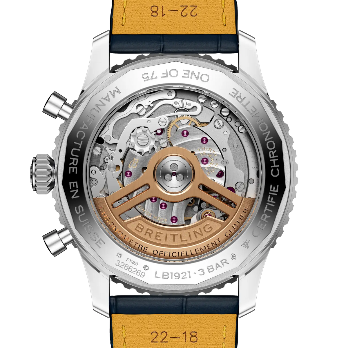 [SIMCHA-TOP500:BREITLING:LB19211A1C1P1:04] Breitling Navitimer B19 Chronograph 43 Perpetual Calendar – LB19211A1C1P1 official image