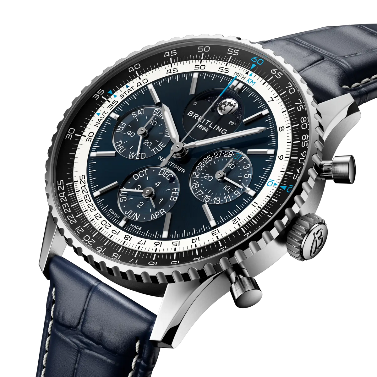 [SIMCHA-TOP500:BREITLING:LB19211A1C1P1:02] Breitling Navitimer B19 Chronograph 43 Perpetual Calendar – LB19211A1C1P1 official image