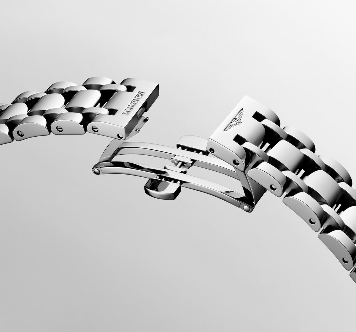 [SIMCHA-OFFICIAL-GALLERY:L5.255.4.75.6:09] Longines DolceVita 20.80 x 32.00mm Quartz White Dial Stainless Steel Bracelet Watch — official gallery view 9
