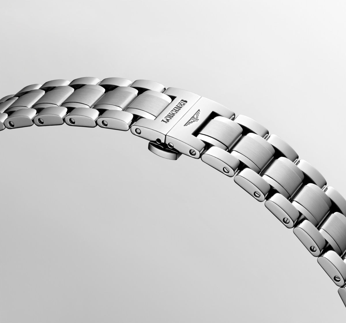 [SIMCHA-OFFICIAL-GALLERY:L2.357.4.78.6:06] Longines Master Collection 34.00mm Automatic Silver "barleycorn" Dial Stainless Steel Bracelet Watch — official gallery view 6
