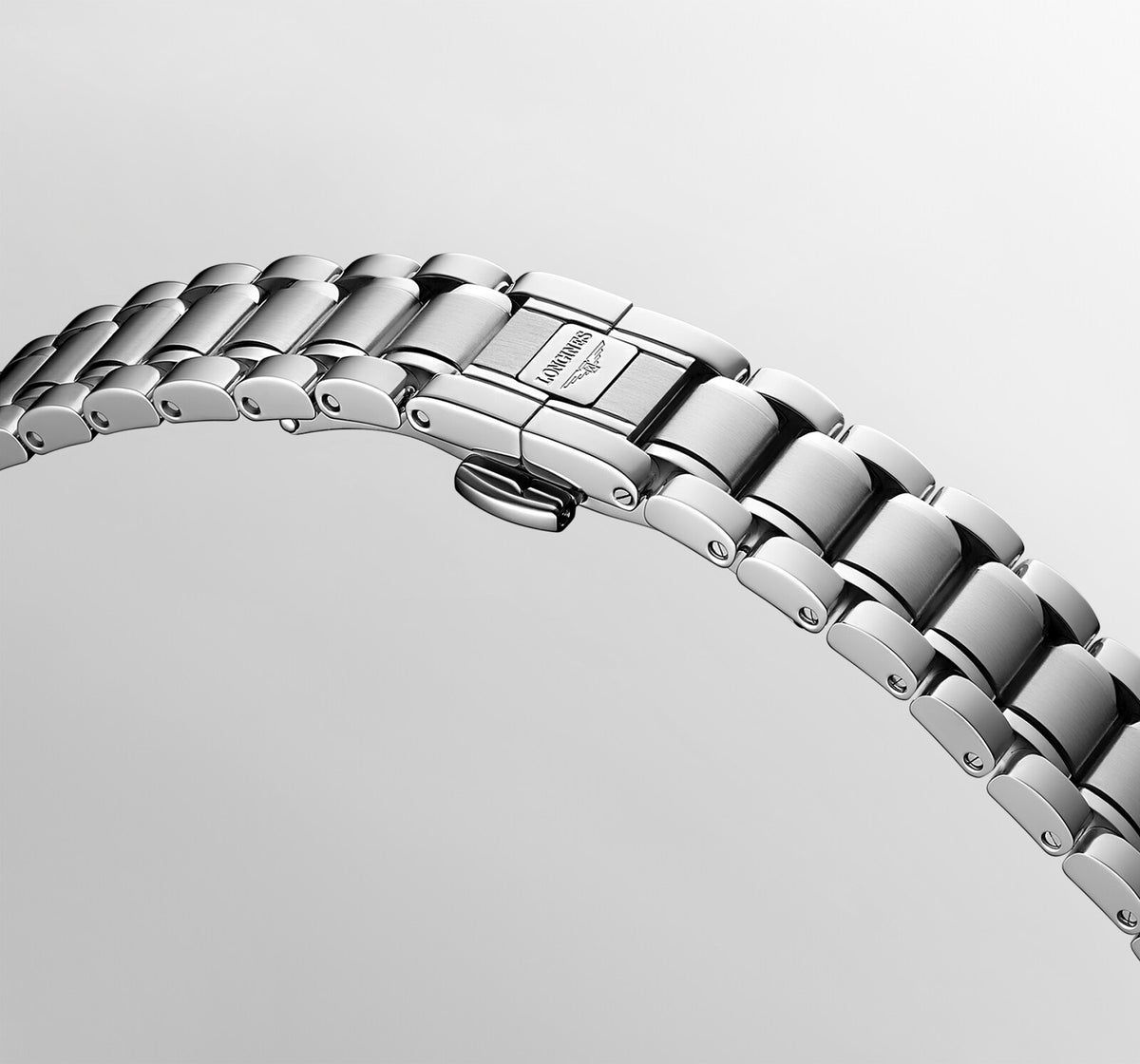[SIMCHA-OFFICIAL-GALLERY:L2.449.4.87.6:06] Longines Master Collection 30.00mm Automatic White mother-of-pearl Dial Stainless Steel Bracelet Watch — official gallery view 6