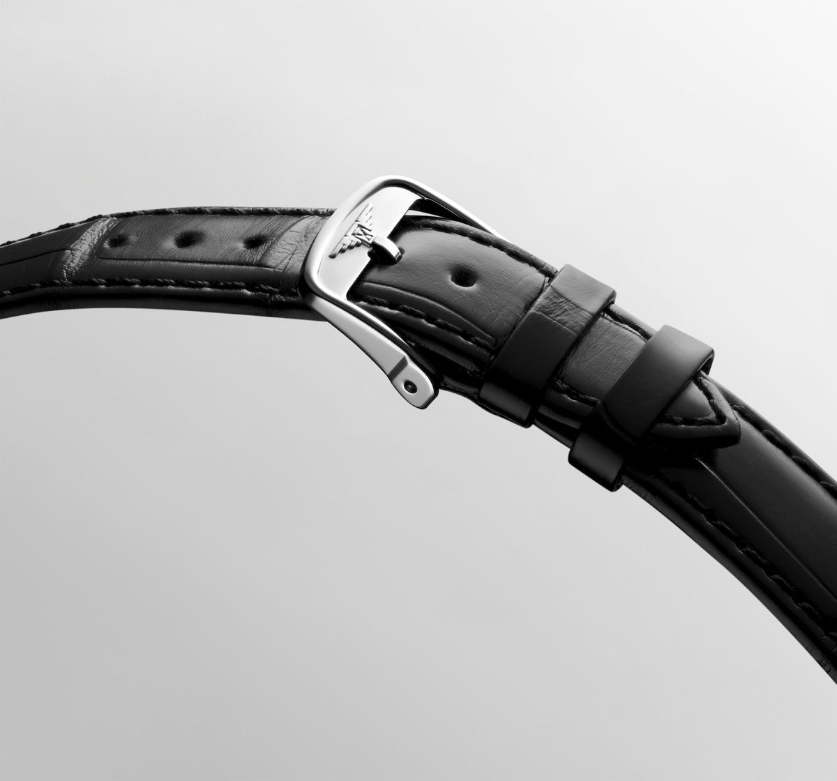 Longines Mini DolceVita 21.50 x 29.00mm Quartz Silver "flinqué" Dial Black Alligator Strap Watch